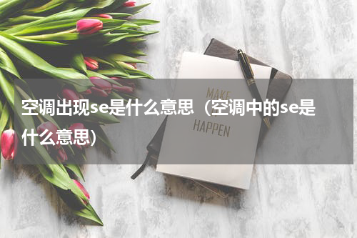 空调出现se是什么意思（空调中的se是什么意思）