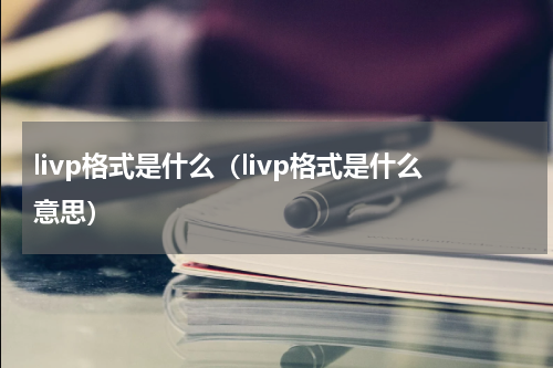 livp格式是什么（livp格式是什么意思）