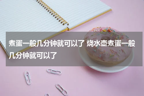 煮蛋一般几分钟就可以了 烧水壶煮蛋一般几分钟就可以了