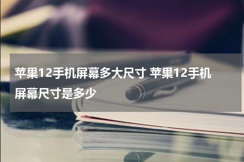 苹果12手机屏幕多大尺寸 苹果12手机屏幕尺寸是多少