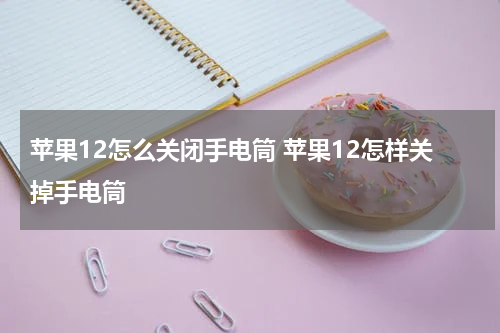 苹果12怎么关闭手电筒 苹果12怎样关掉手电筒