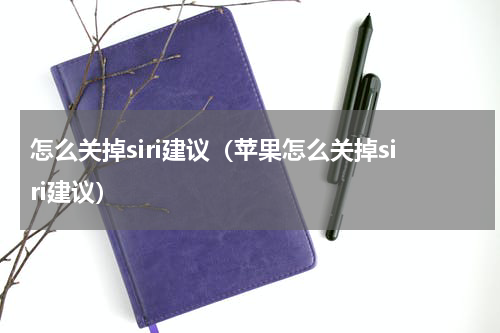 怎么关掉siri建议（苹果怎么关掉siri建议）