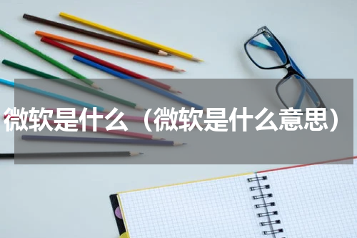 微软是什么（微软是什么意思）
