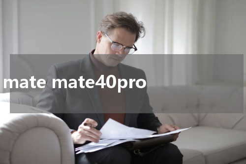 mate mate40pro