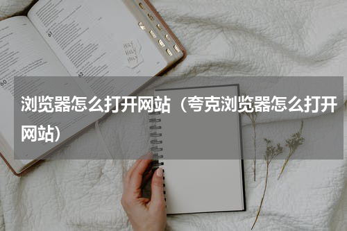 浏览器怎么打开网站（夸克浏览器怎么打开网站）
