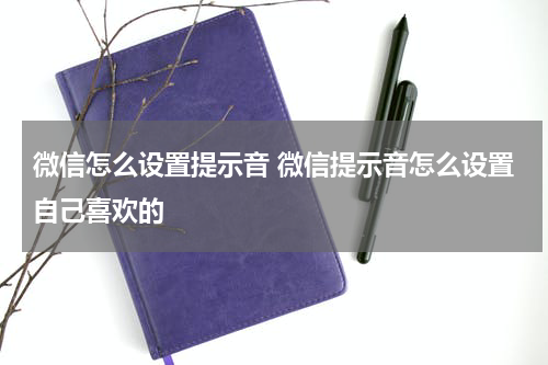 微信怎么设置提示音 微信提示音怎么设置自己喜欢的