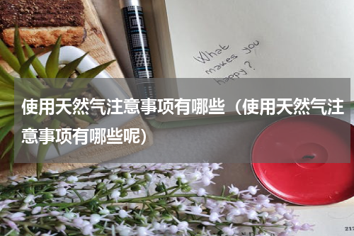 使用天然气注意事项有哪些（使用天然气注意事项有哪些呢）