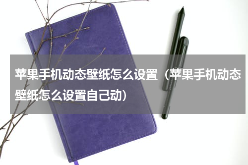 苹果手机动态壁纸怎么设置（苹果手机动态壁纸怎么设置自己动）