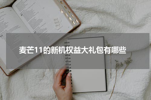 麦芒11的新机权益大礼包有哪些