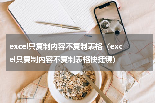 excel只复制内容不复制表格（excel只复制内容不复制表格快捷键）