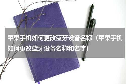 苹果手机如何更改蓝牙设备名称（苹果手机如何更改蓝牙设备名称和名字）