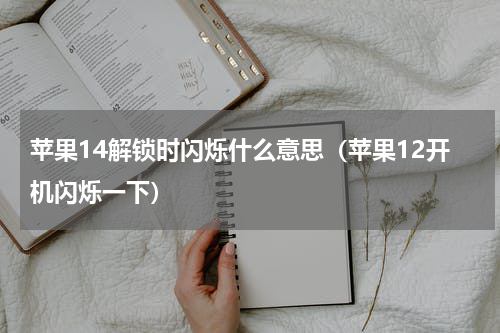 苹果14解锁时闪烁什么意思（苹果12开机闪烁一下）