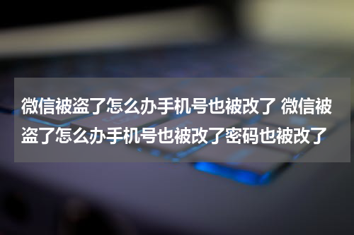 微信被盗了怎么办手机号也被改了 微信被盗了怎么办手机号也被改了密码也被改了