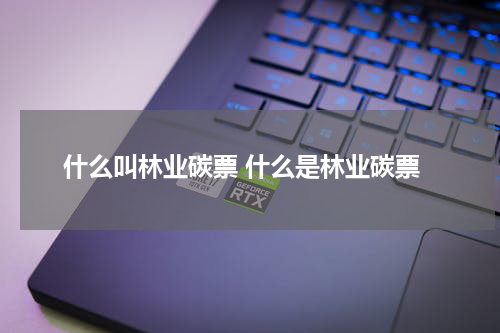 什么叫林业碳票 什么是林业碳票