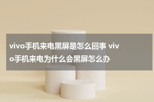 vivo手机来电黑屏是怎么回事 vivo手机来电为什么会黑屏怎么办