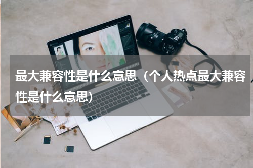 最大兼容性是什么意思（个人热点最大兼容性是什么意思）