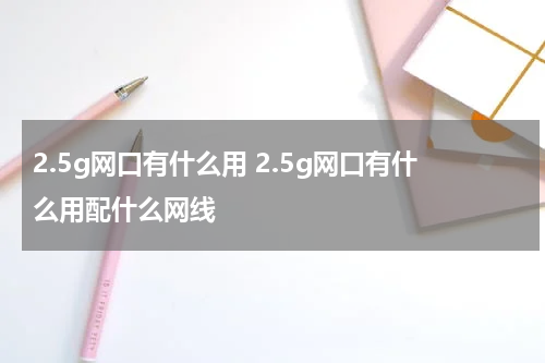 2.5g网口有什么用 2.5g网口有什么用配什么网线