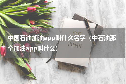 中国石油加油app叫什么名字（中石油那个加油app叫什么）