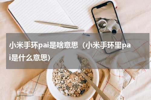 小米手环pai是啥意思（小米手环里pai是什么意思）