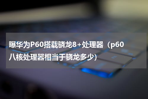 曝华为P60搭载骁龙8+处理器（p60八核处理器相当于骁龙多少）