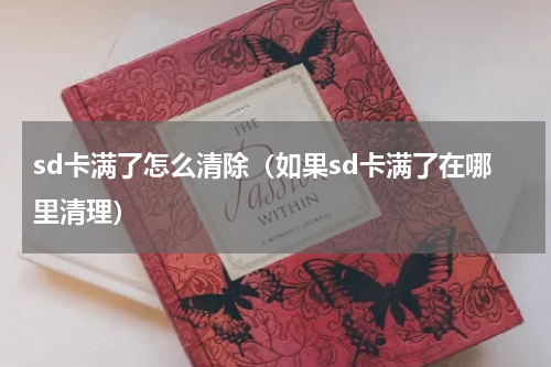 sd卡满了怎么清除（如果sd卡满了在哪里清理）
