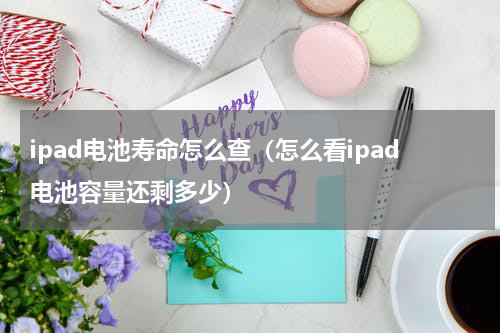 ipad电池寿命怎么查（怎么看ipad电池容量还剩多少）