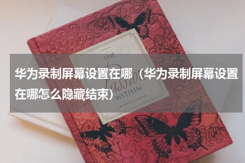 华为录制屏幕设置在哪（华为录制屏幕设置在哪怎么隐藏结束）