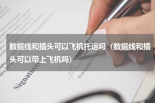 数据线和插头可以飞机托运吗（数据线和插头可以带上飞机吗）