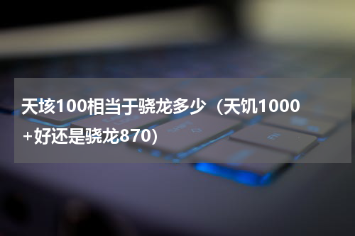 天垓100相当于骁龙多少（天饥1000+好还是骁龙870）