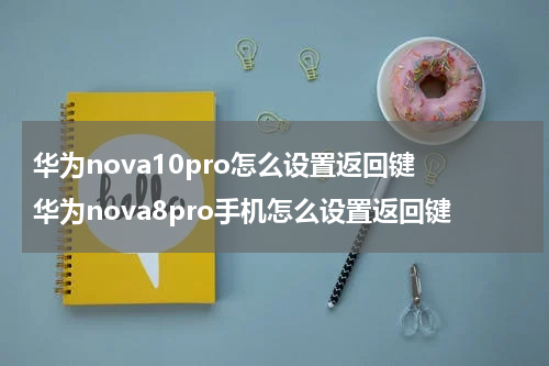 华为nova10pro怎么设置返回键 华为nova8pro手机怎么设置返回键