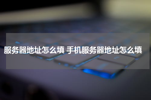 服务器地址怎么填 手机服务器地址怎么填