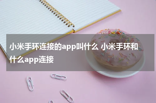 小米手环连接的app叫什么 小米手环和什么app连接