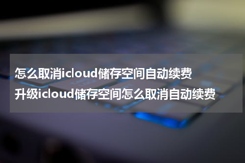 怎么取消icloud储存空间自动续费 升级icloud储存空间怎么取消自动续费
