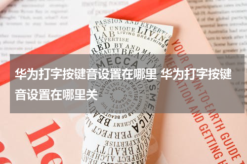 华为打字按键音设置在哪里 华为打字按键音设置在哪里关