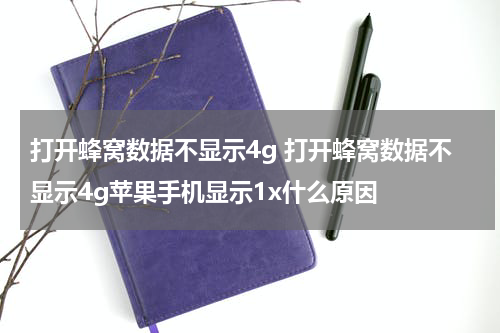 打开蜂窝数据不显示4g 打开蜂窝数据不显示4g苹果手机显示1x什么原因