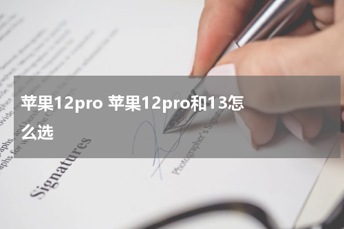 苹果12pro 苹果12pro和13怎么选