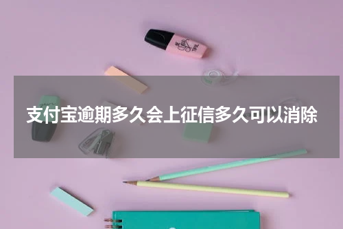 支付宝逾期多久会上征信多久可以消除