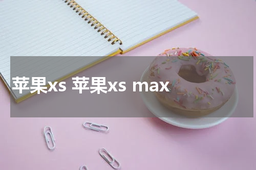苹果xs 苹果xs max