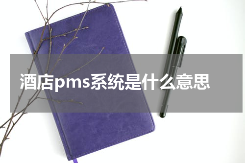 酒店pms系统是什么意思