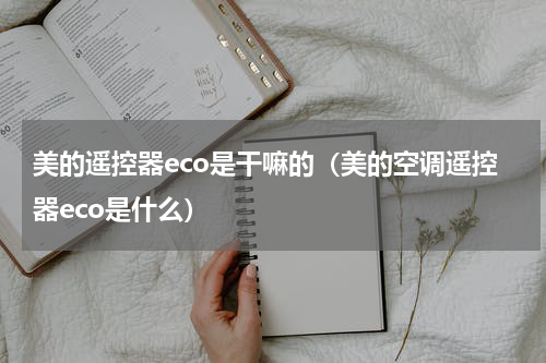 美的遥控器eco是干嘛的（美的空调遥控器eco是什么）