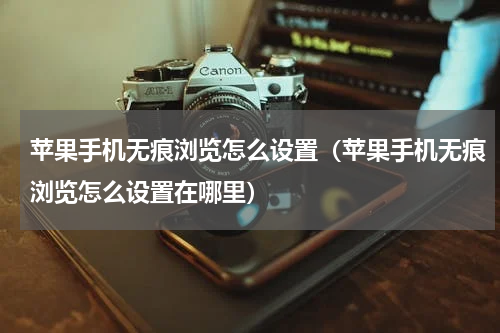 苹果手机无痕浏览怎么设置（苹果手机无痕浏览怎么设置在哪里）
