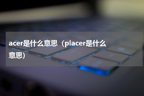 acer是什么意思（placer是什么意思）