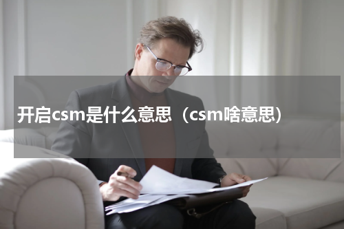 开启csm是什么意思（csm啥意思）