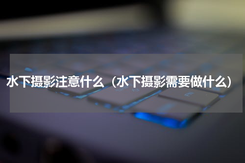 水下摄影注意什么（水下摄影需要做什么）