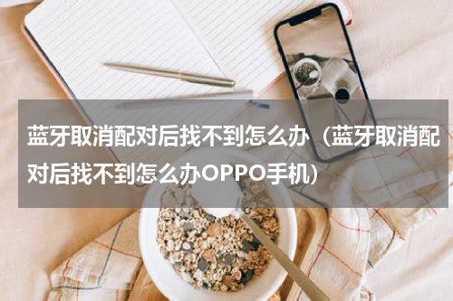 蓝牙取消配对后找不到怎么办（蓝牙取消配对后找不到怎么办OPPO手机）
