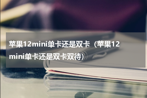 苹果12mini单卡还是双卡（苹果12mini单卡还是双卡双待）