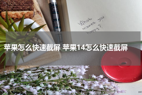苹果怎么快速截屏 苹果14怎么快速截屏