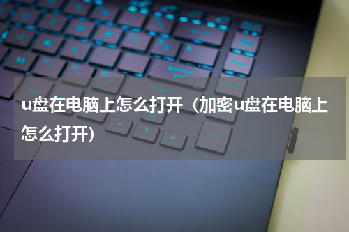 u盘在电脑上怎么打开（加密u盘在电脑上怎么打开）