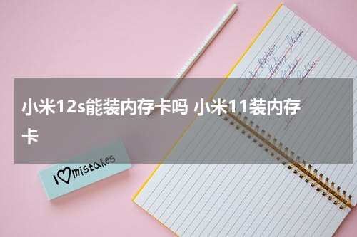 小米12s能装内存卡吗 小米11装内存卡