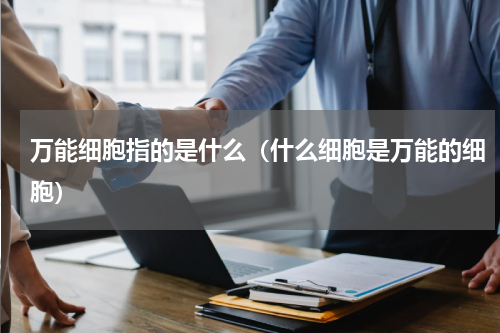 万能细胞指的是什么（什么细胞是万能的细胞）